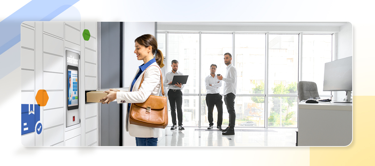 Future of Office Deliveries Smart Lockers for Employee Convenience blog banner